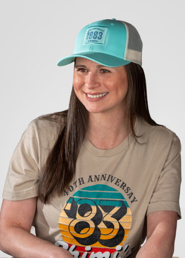 Aruba Blue and Birch Hat
