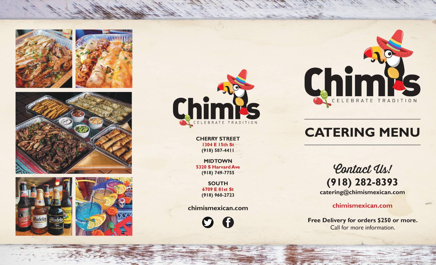 Chimi's Catering Menu - Page 1